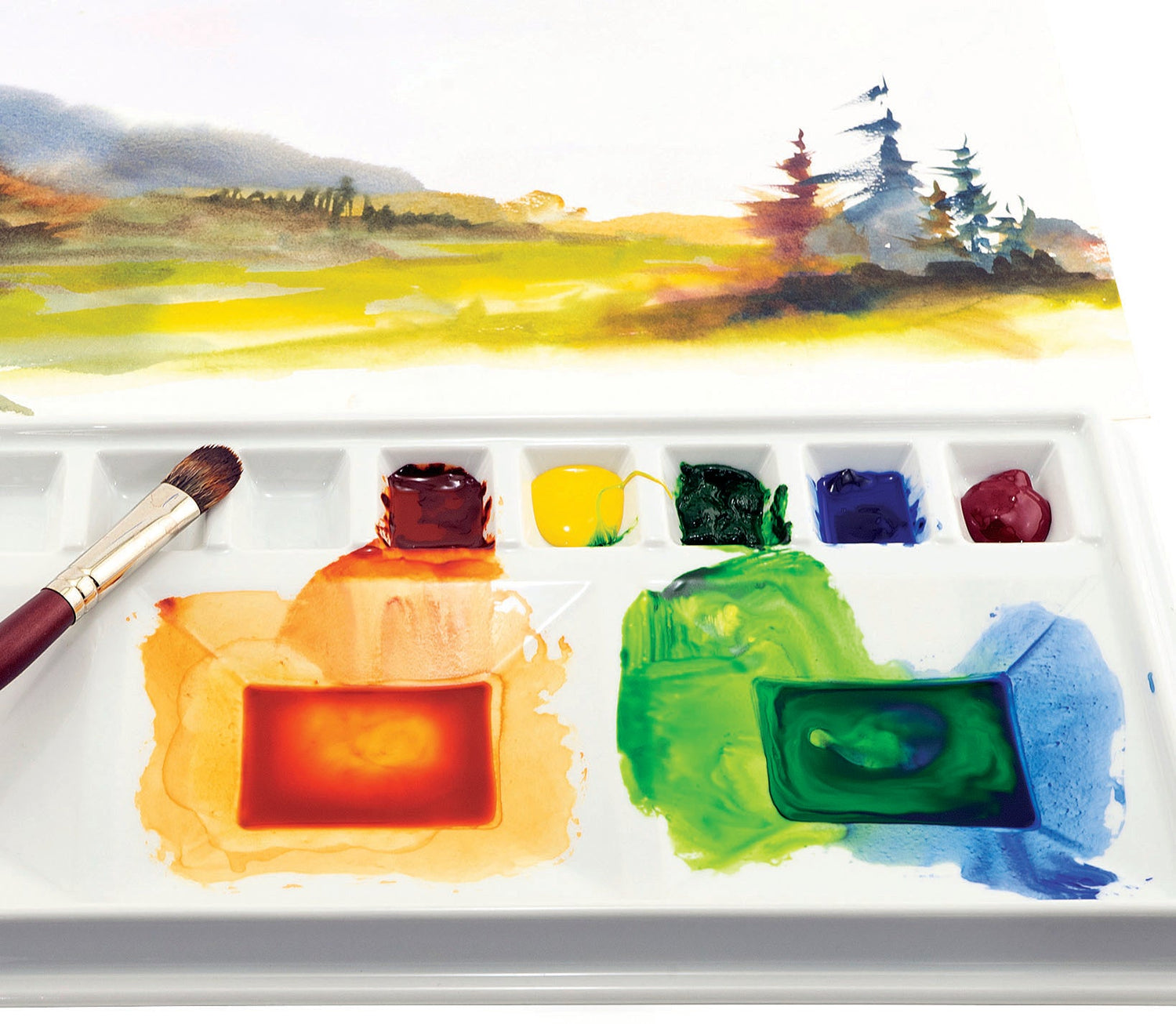 American Journey Porcelain Palettes